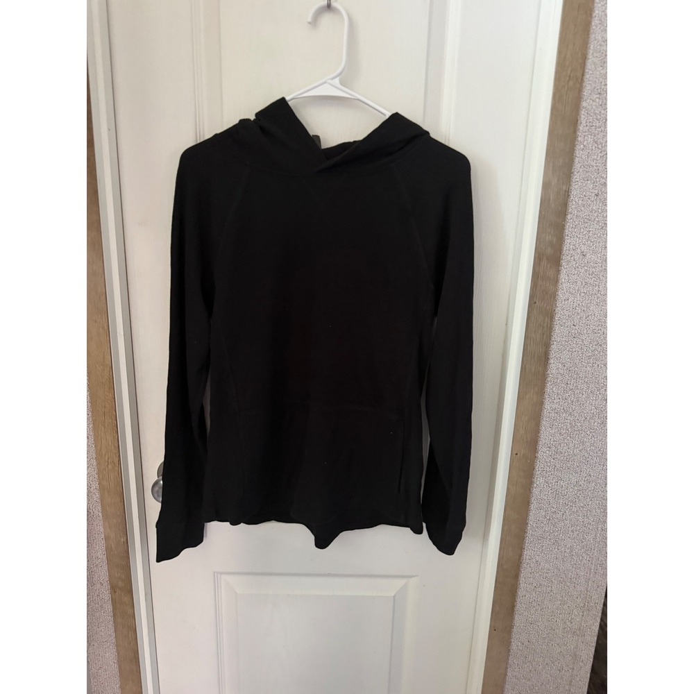 Calvin Klein Performance Mens Black Waffle Knit Stretch Hoodie Large L/G/G‎